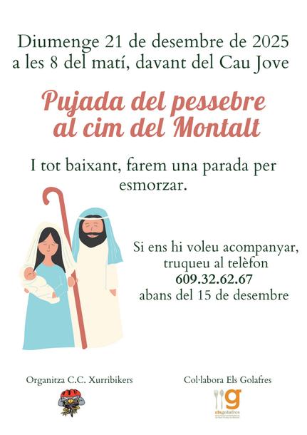 Pujada pessebre al Montalt