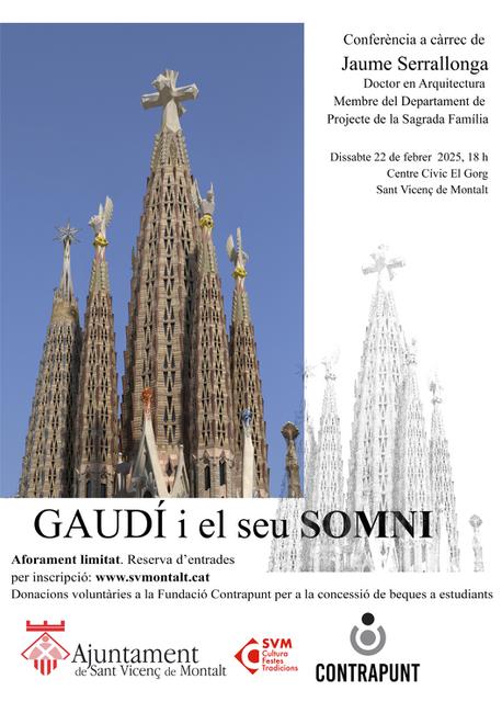 Cartell conferència Gaudí