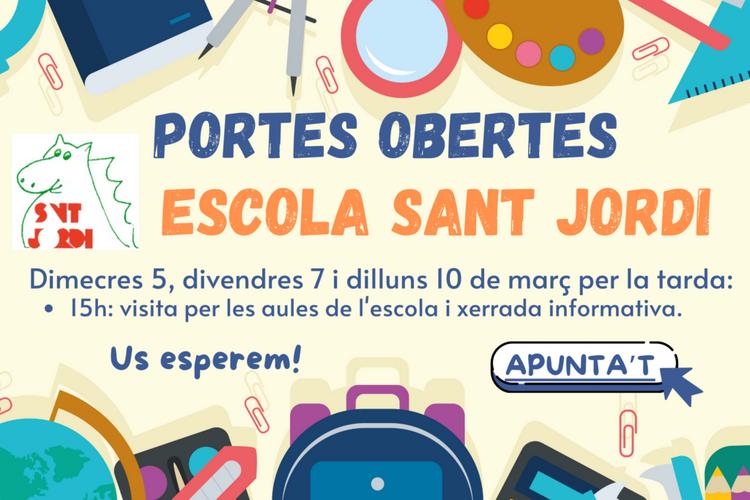 Portes obertes Escola Sant Jordi