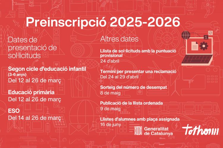Preinscripció 2025-2026