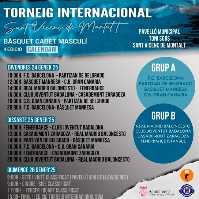 Horaris torneig