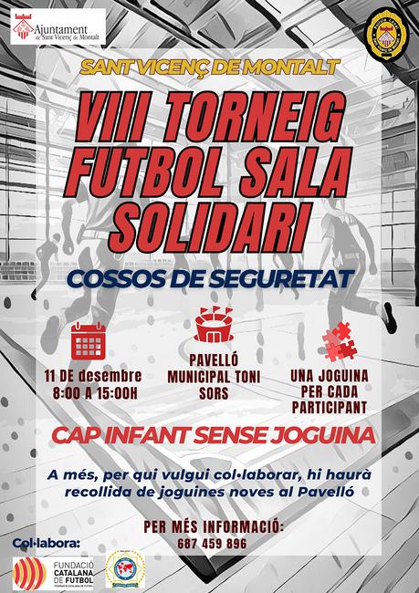 cartell torneig futbol sala solidari