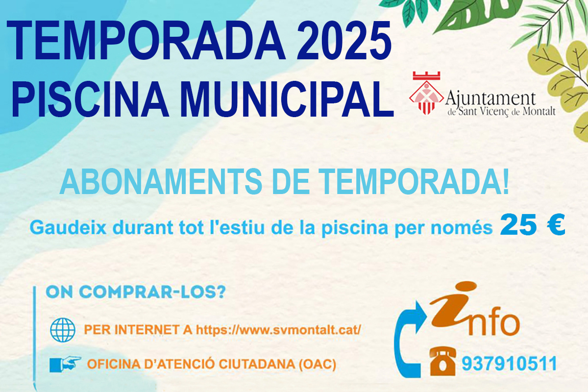 Temporada piscina 2025