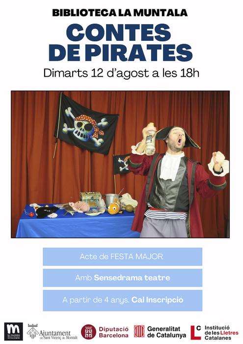 cartell contes de pirates