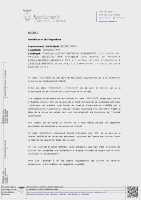 Decret d'esmena de la llista de persones admeses i excloses