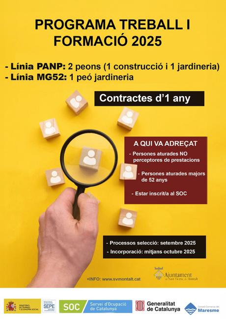 Treball i Formació 2025