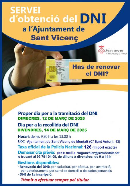 Renovació DNI