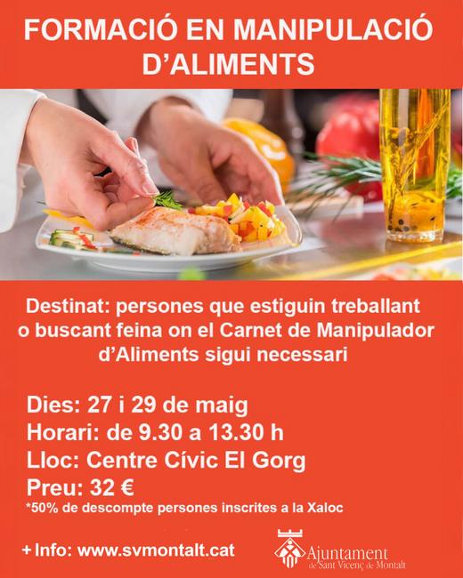 Curs manipulació d'aliments