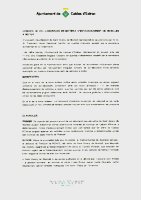 Conveni Aj. Caldes estacionament vehicles motor