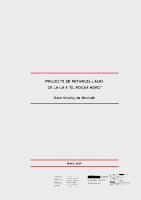 Projecte de reparcel·lació de la UA8 aprovació inicial