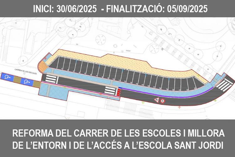 Obres carrer Escoles