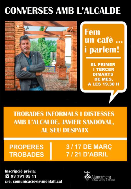 Caf&egrave; amb l'alcalde mar&ccedil;-abril