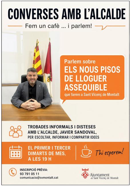 Caf&egrave; amb l'alcalde