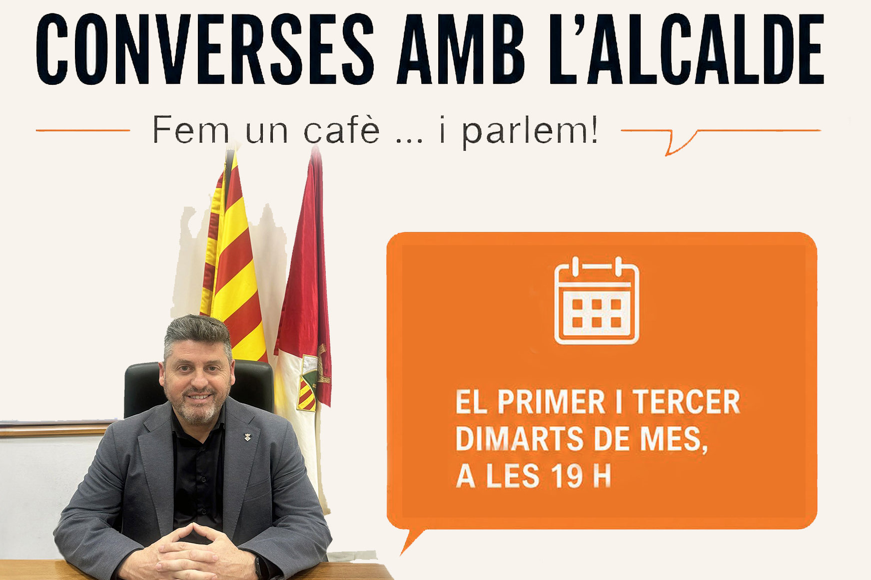 Caf� amb l'alcalde