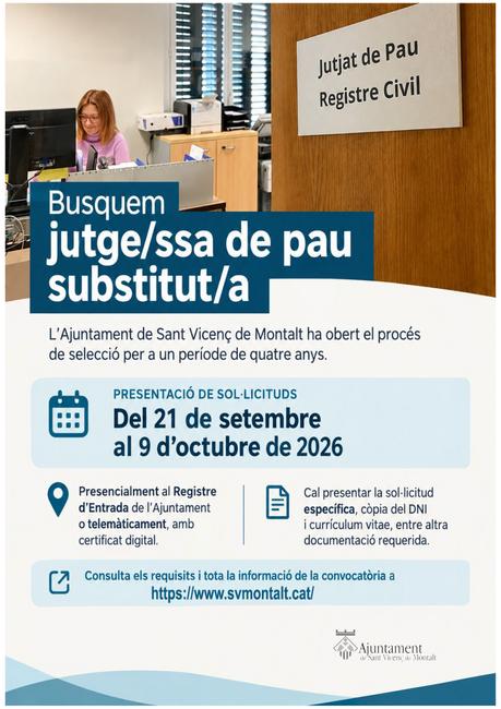 Convocat&ograve;ria Jutjat de Pau
