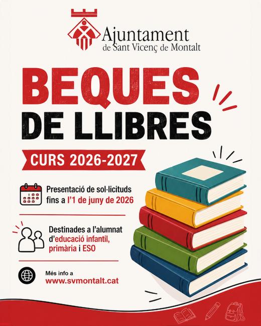Beques llibres 2026-2027