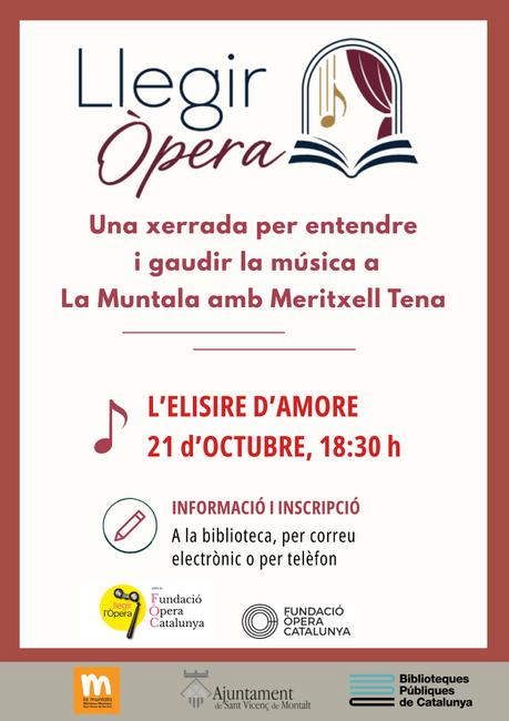 Cartell Llegim &Ograve;pera