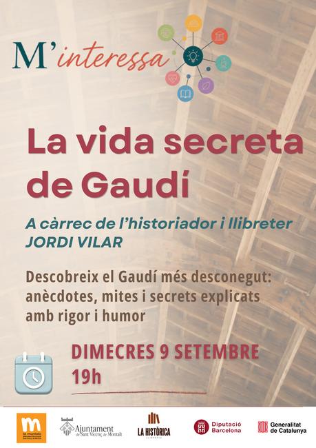Cartell cicle m'interessa Gaud&iacute;