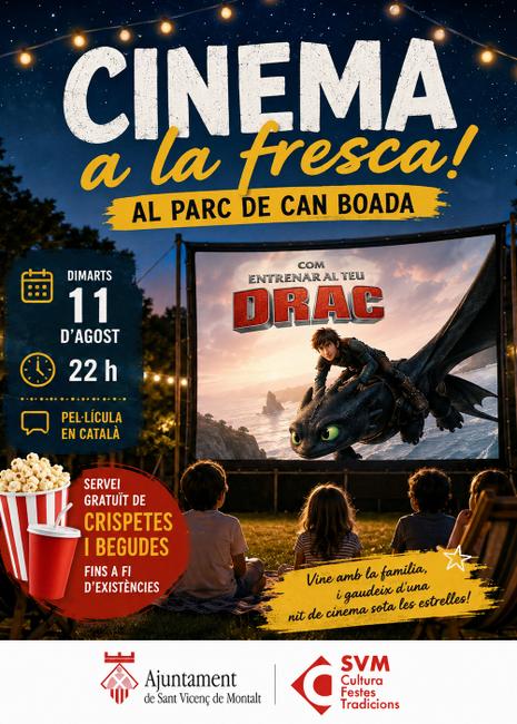 Cartell cinema a la fresca 2026