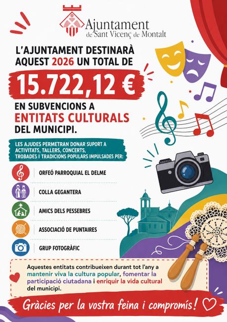 Subvencions cultura 2026
