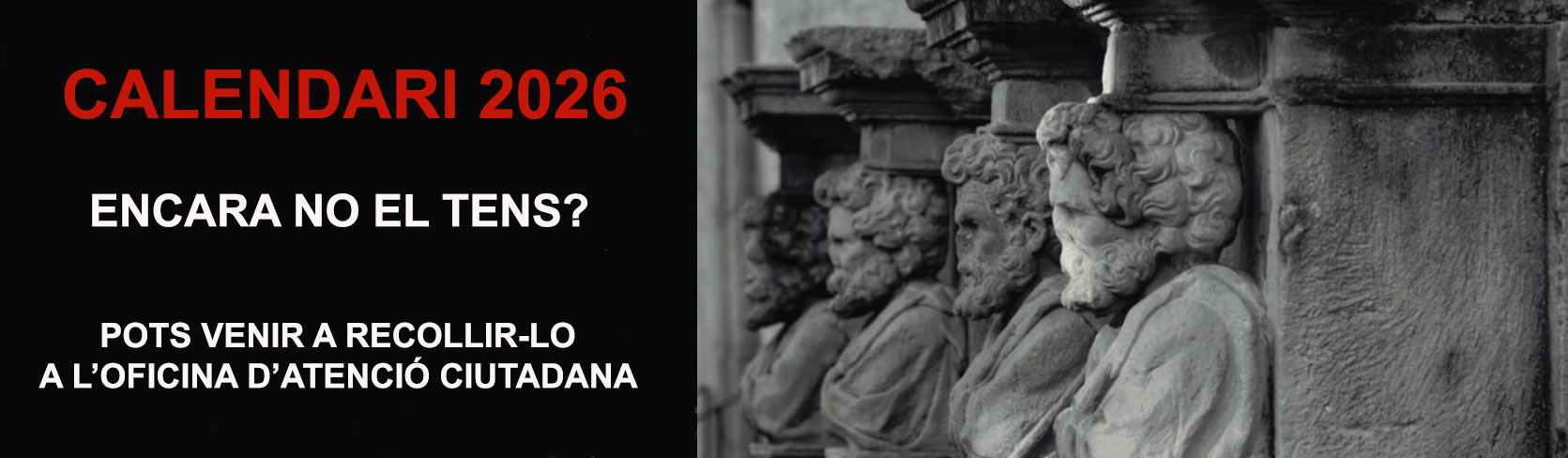 Recollida calendari 2026