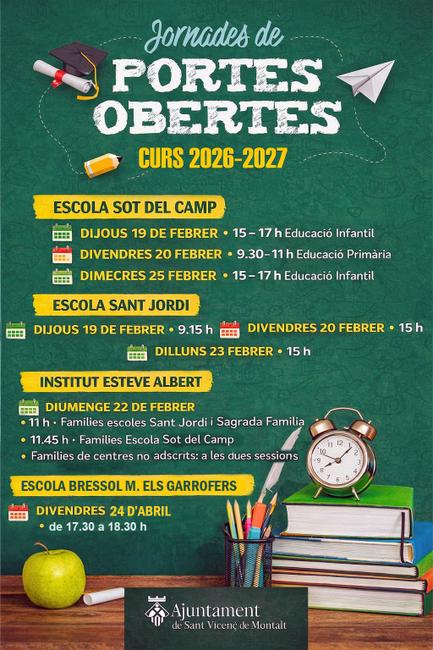 Portes obertes 2026-2027