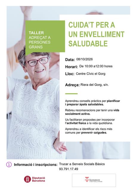 Cartell taller envelliment actiu