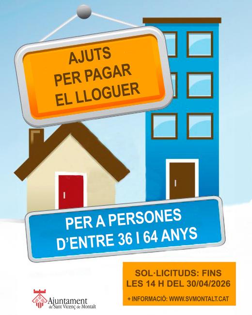 Ajuts lloguer 35-64 anys