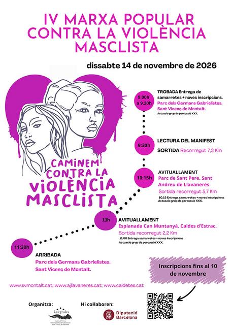 cartell marxa viol&egrave;ncia masclista