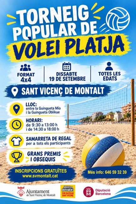 Torneig v&ograve;lei platja
