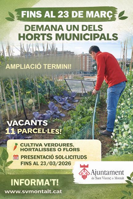 Licitaci&oacute; horts municipals