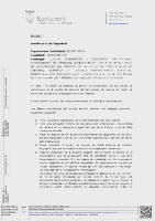Decret llistat provisional admesos/exclosos