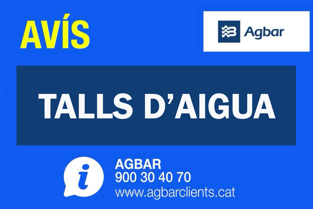 Tall d'aigua