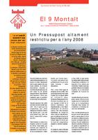 El 9 Montalt especial Pressupost 2008