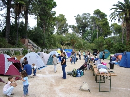 Acampada familiar