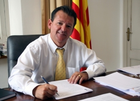 Miquel Àngel Martínez i Camarasa, alcalde de Sant Vicenç