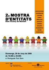Cartell 2a Mostra Entitats 2008