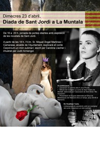 Cartell Diada Sant Jordi 2008 a la Biblioteca