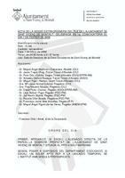 Acta de Ple Extraordinari de 7 de febrer de 2008