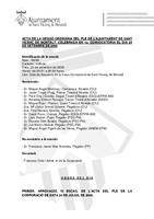 Acata del Ple Ordinàri de 25 de setembre de 2008
