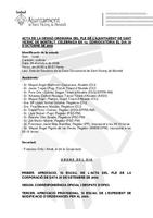 Acta del Ple Ordinari d'octubre 2008